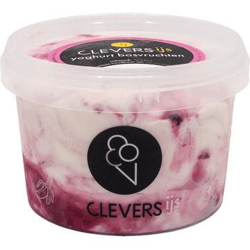 Clevers IJs Yoghurt Bosvruchten 500ML