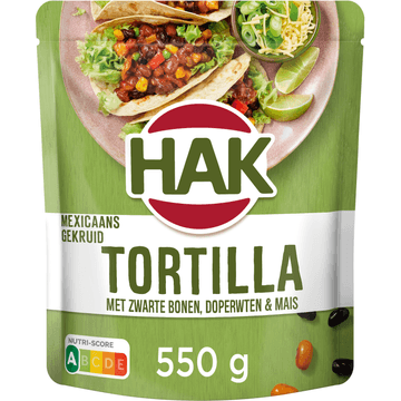 Hak Mexicaans Gekruid Tortilla Schotel 550 g