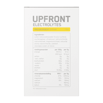 Upfront Electrolytes Sticks Passievrucht 10 Stuks