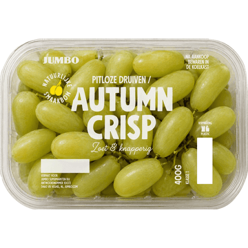 Jumbo Autumn Crisp Druiven 400g