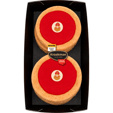 Kraakman Rode Fondantpencee Sint 4 Stuks
