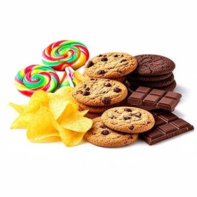 Snoep, Koek, Chips & Chocolade