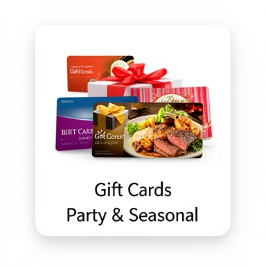 Cadeaukaarten, Feest & Seizoen